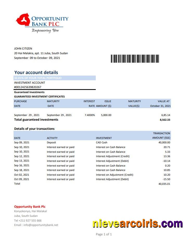 South Sudan Opportunity Bank